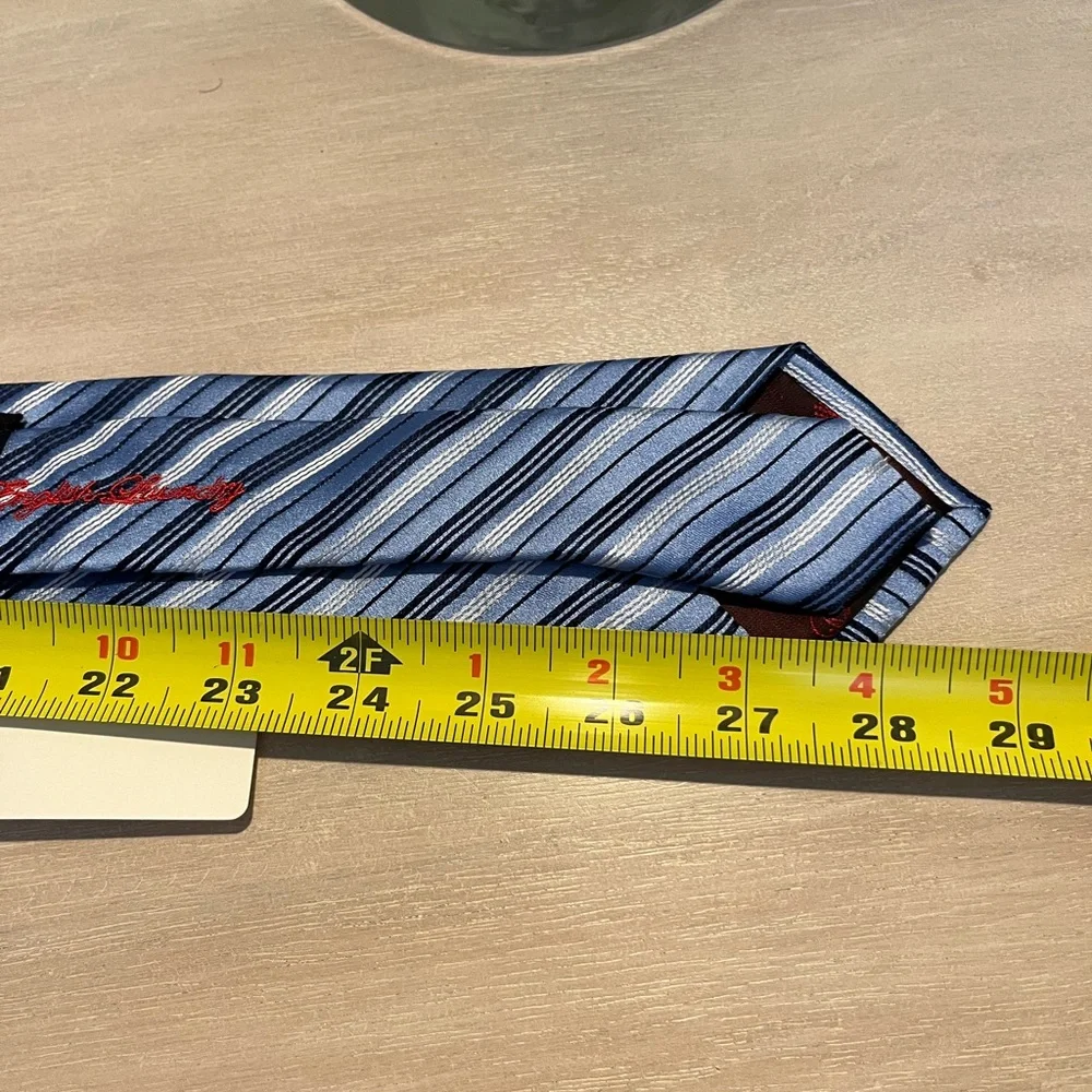 English Laundry Blue Striped Silk Tie NWT‎